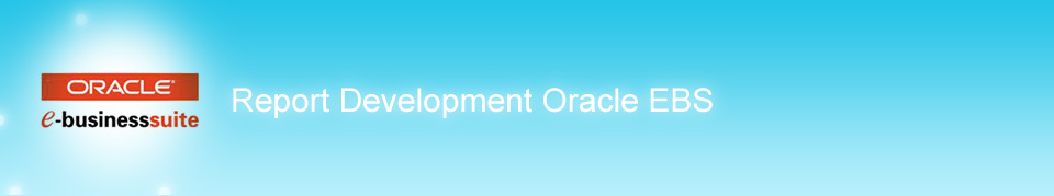 Report Development Oracle EBS